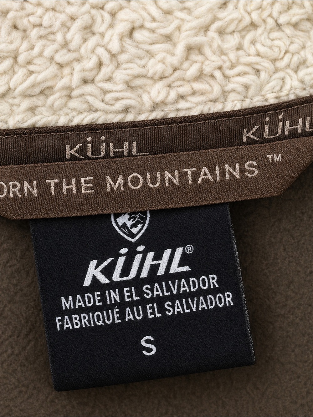 KÜHL Premium Flight Sherpa-Lined Fleece Jacket in Cream/Beige - Picture 2 of 6
